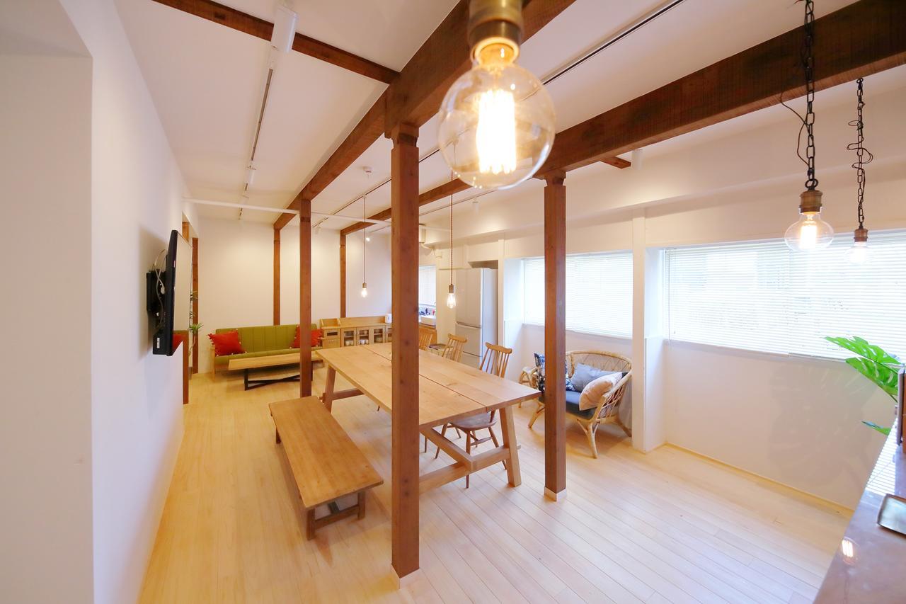 Raku Hostel Osaka Exteriör bild
